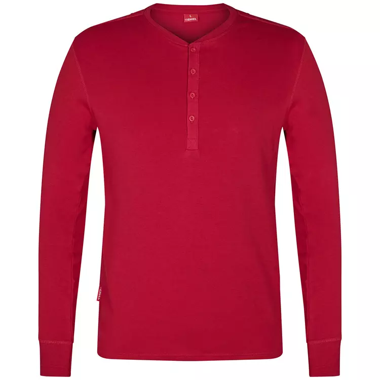 Engel Workwear Engel Grandad Langärmliges T-Shirt, Grün, Herren, Surfer Blue – Bild 11