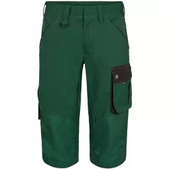 Engel Workwear Engel Galaxy 3/4-Hose, Grün/Schwarz, Herren, Waldgrün/schwarz