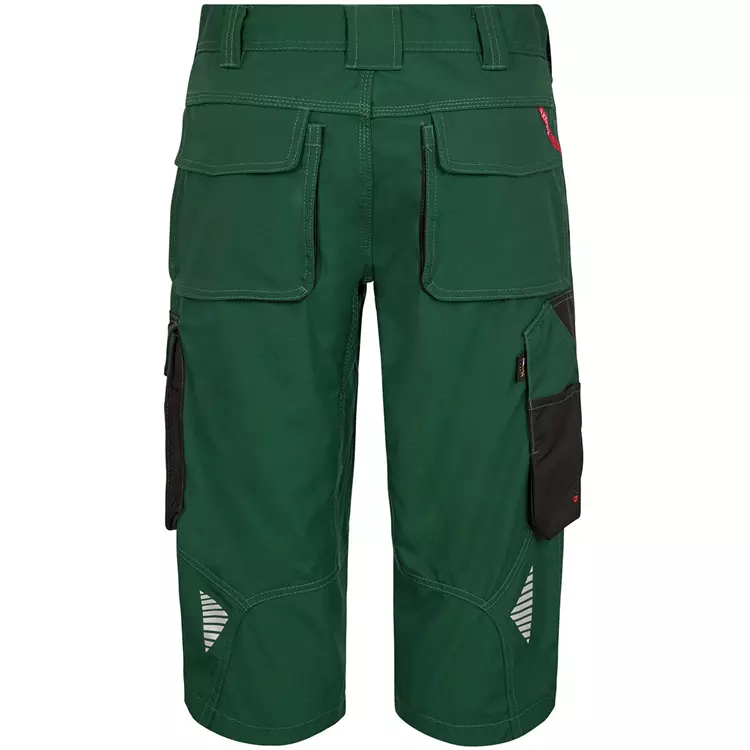 Engel Workwear Engel Galaxy 3/4-Hose, Grün/Schwarz, Herren, Waldgrün/schwarz – Bild 3
