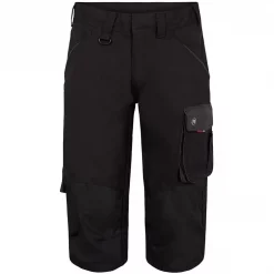 Engel Workwear Engel Galaxy 3/4-Hose, Schwarz/Anthrazitgrau, Herren