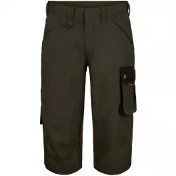 Engel Workwear Engel Galaxy 3/4-Hose, Waldgrün/Schwarz, Herren, Anthrazit/schwarz