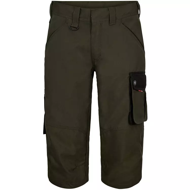 Engel Workwear Engel Galaxy 3/4-Hose, Grün/Schwarz, Herren, Waldgrün/schwarz – Bild 10