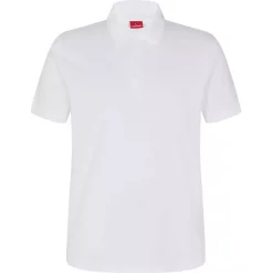 Engel Workwear Engel Stretch Poloshirt, Weiß, Herren, Grau Melange