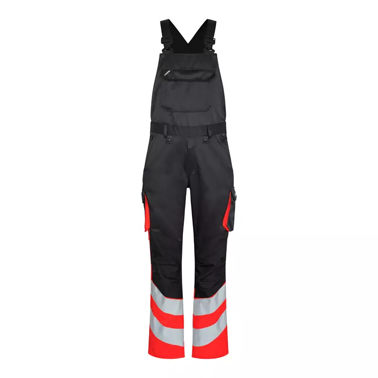 Engel Workwear Engel Safety Light Latzhose, Schwarz/Hi-Vis Gelb, Herren – Bild 9