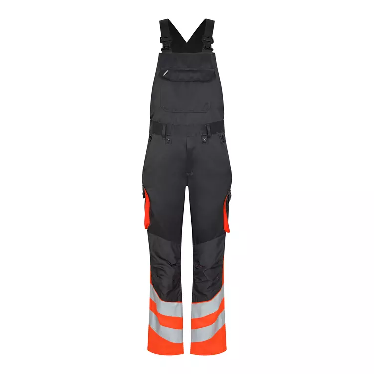 Engel Workwear Engel Safety Light Latzhose, Grün/Hi-Vis Gelb, Herren, Grün/hi-vis Gelb – Bild 10