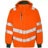 Engel Workwear Engel Safety Pilotenjacke, Orange/Grün, Herren