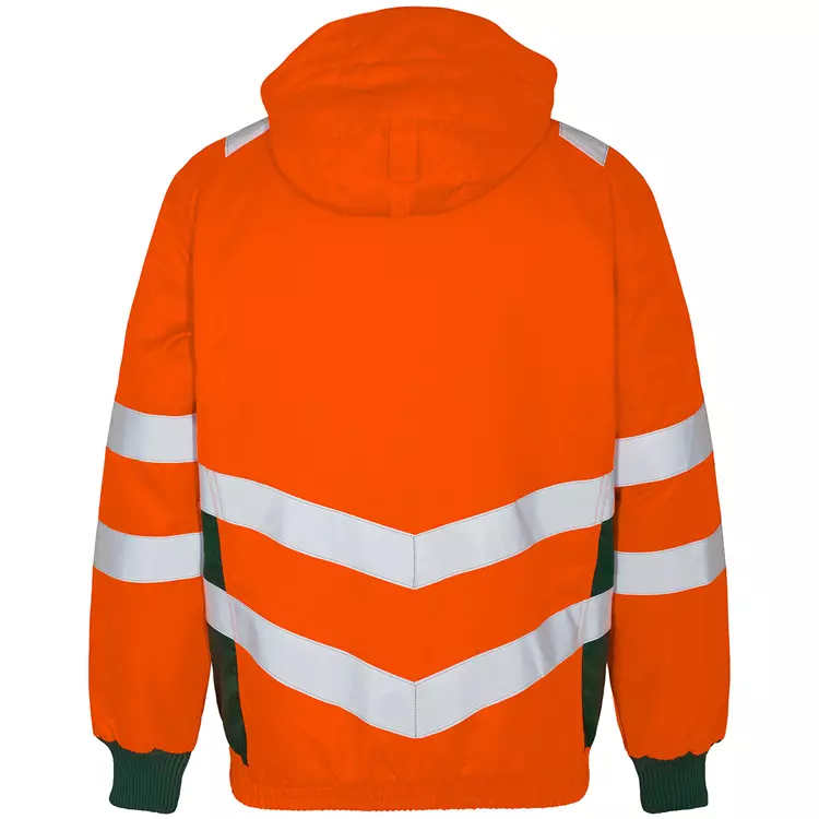 Engel Workwear Engel Safety Pilotenjacke, Orange/Grün, Herren – Bild 3