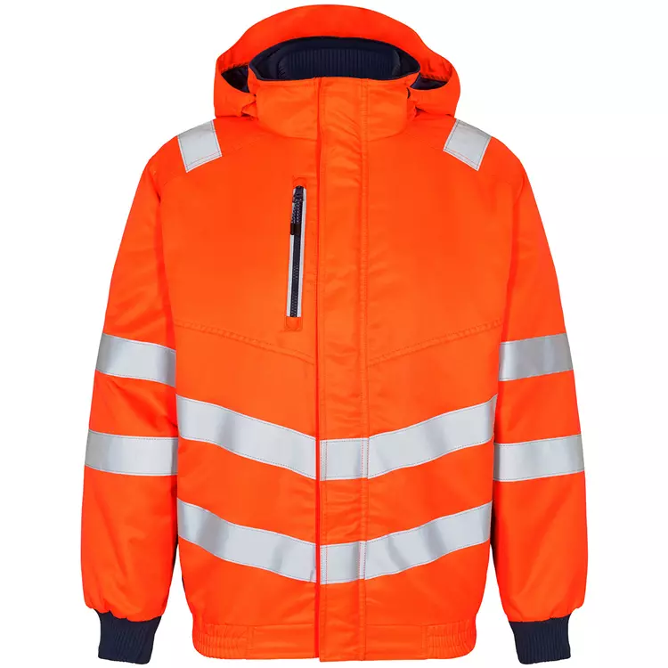 Engel Workwear Engel Safety Pilotenjacke, Rot/Schwarz, Herren – Bild 5