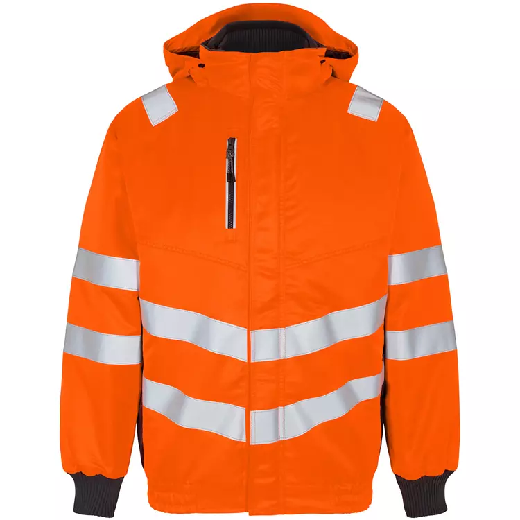 Engel Workwear Engel Safety Pilotenjacke, Gelb/Schwarz, Herren – Bild 8