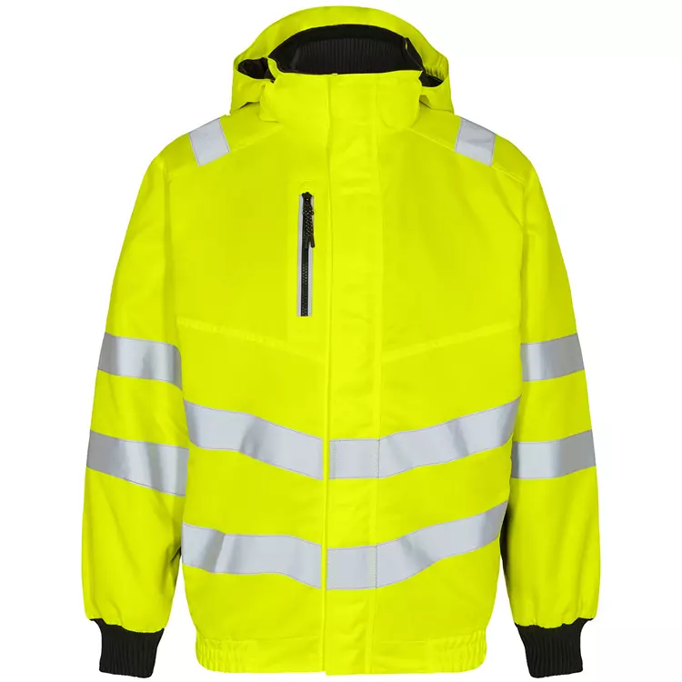 Engel Workwear Engel Safety Pilotenjacke, Orange/Grün, Herren – Bild 10