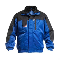 Engel Workwear Engel Pilotenjacke, Azurblau/Schwarz, Herren