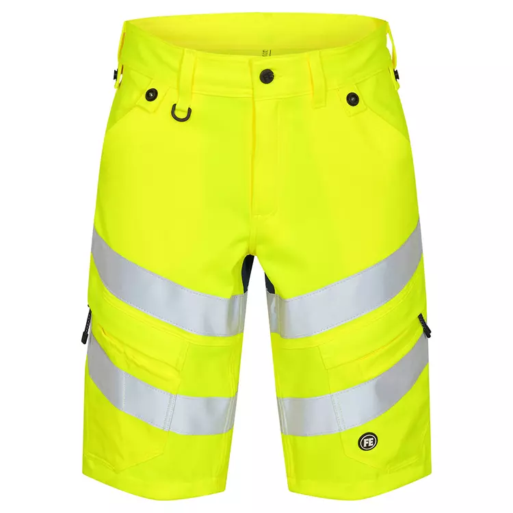 Engel Workwear Engel Safety Arbeitsshorts, Gelb/Blue Ink, Herren – Bild 9