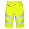 Engel Workwear Engel Safety Arbeitsshorts, Hi-vis Gelb/Schwarz, Herren