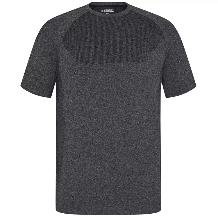 Engel Workwear Engel X-treme T-Shirt, Schwarz Melange, Herren – Bild 7