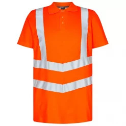 Engel Workwear Engel Safety Poloshirt, Orange, Herren