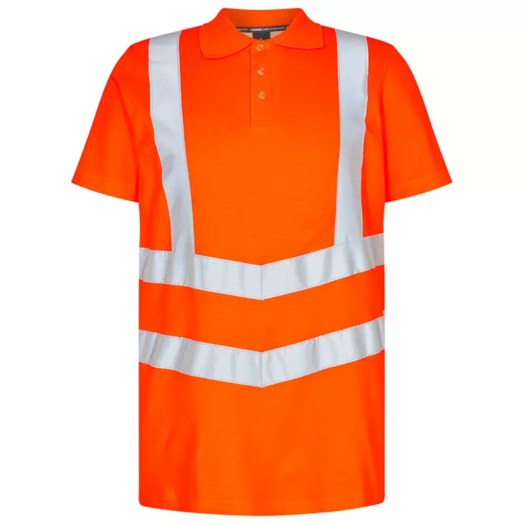 Engel Workwear Engel Safety Poloshirt, Orange, Herren