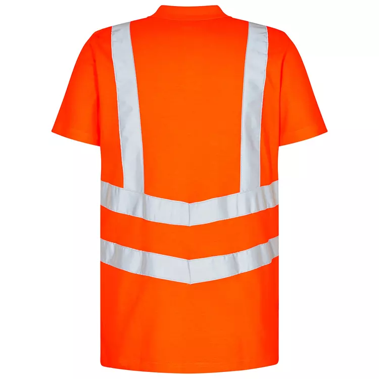 Engel Workwear Engel Safety Poloshirt, Orange, Herren – Bild 3