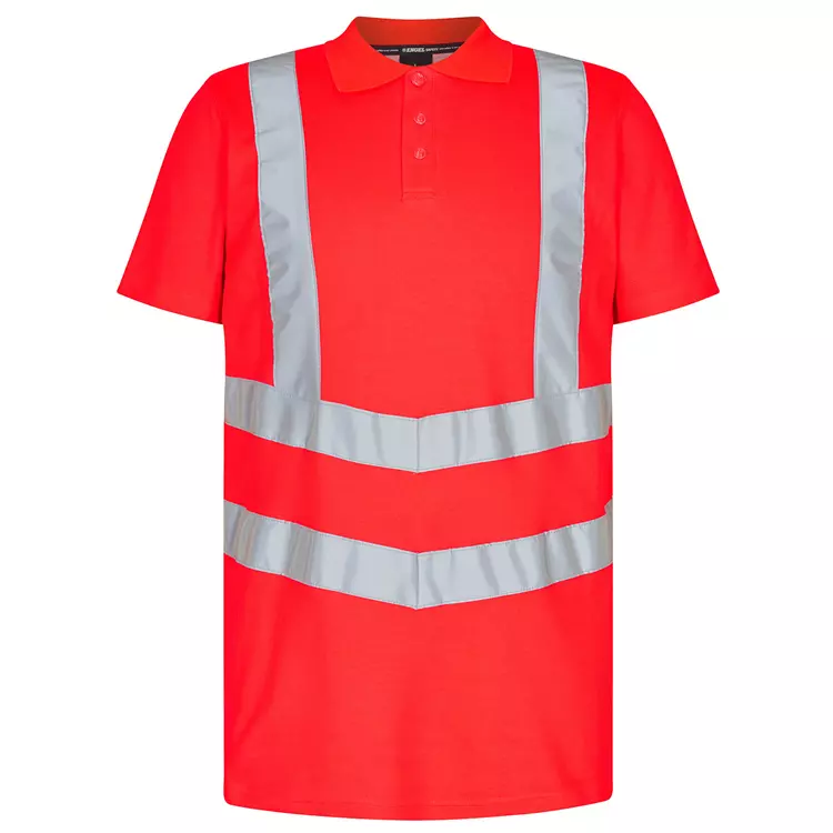 Engel Workwear Engel Safety Poloshirt, Rot, Herren – Bild 7