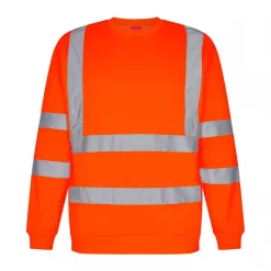 Engel Workwear Engel Safety Sweatshirt, Orange, Herren