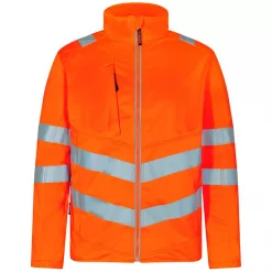 Engel Workwear Engel Safety Softshelljacke, Hi-vis Orange, Herren