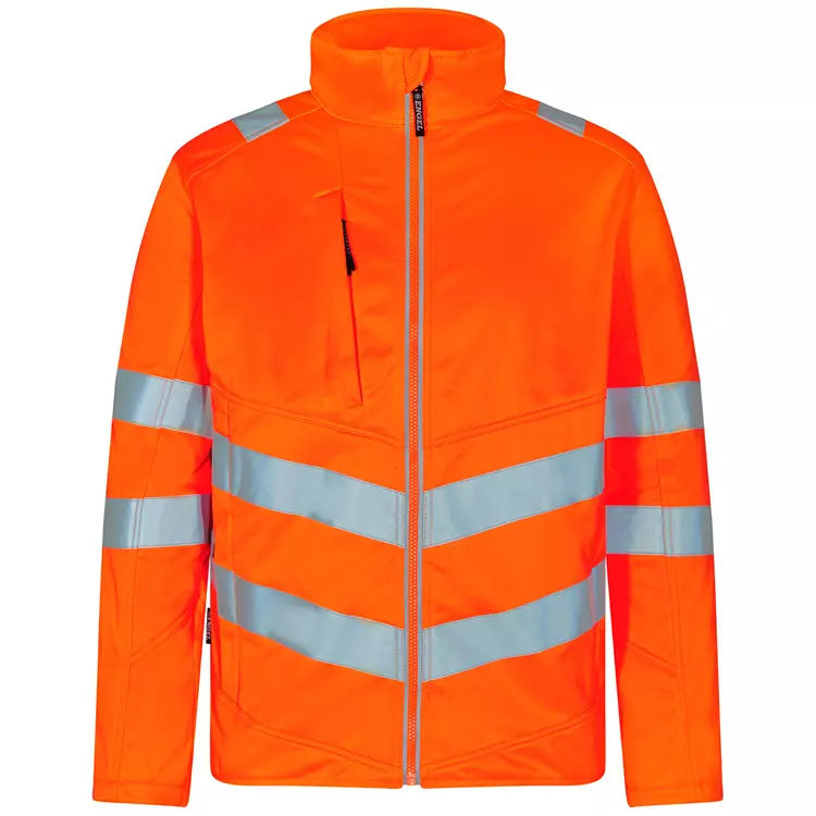 Engel Workwear Engel Safety Softshelljacke, Hi-vis Orange, Herren
