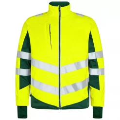 Engel Workwear Engel Safety Softshelljacke, Hi-vis Gelb/Grün, Herren, Hi-vis Orange/grün