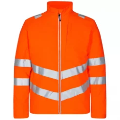 Engel Workwear Engel Safety Steppjacke, Hi-vis Orange, Herren
