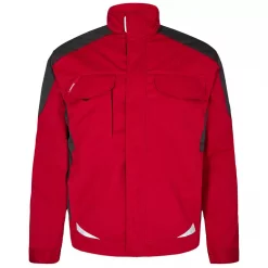 Engel Workwear Engel Galaxy Light Arbeitsjacke, Tomaten Rot/Anthrazitgrau, Herren