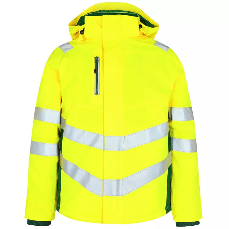 Engel Workwear Engel Safety Winterjacke, Orange/Blue Ink, Herren – Bild 12