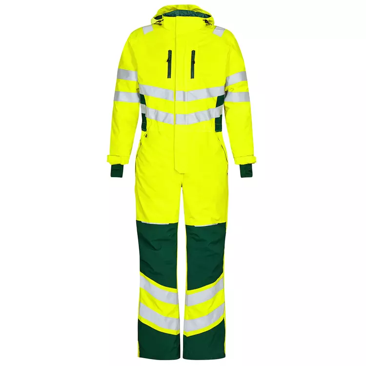 Engel Workwear Engel Safety Winteroverall, Hi-vis Orange/Grau, Herren – Bild 12