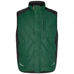 Engel Workwear Engel Galaxy Winterweste, Grün/Schwarz, Herren, Surfer Blue/schwarz