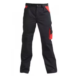 Engel Workwear Engel Enterprise Arbeitshose, Schwarz/Rot, Herren