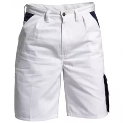 Engel Workwear Engel Enterprise Arbeitsshorts, Weiß/Marine, Herren, Weiß/marine