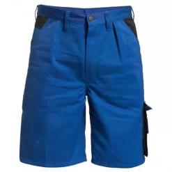 Engel Workwear Engel Enterprise Arbeitsshorts, Azurblau/Schwarz, Herren