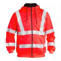Engel Workwear Engel Kapuzensweatshirt, Rot, Herren