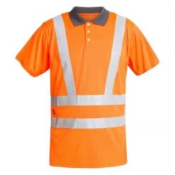 Engel Workwear Engel Poloshirt, Orange, Herren