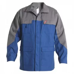 Engel Workwear Engel Safety+ Arbeitsjacke, Azurblau/Grau, Herren