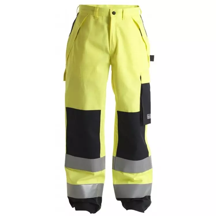 Engel Workwear Engel Safety+ Arbeitshose, Hi-vis Gelb/Schwarz, Herren