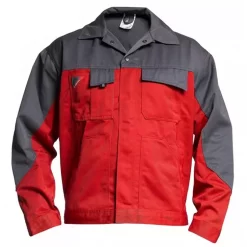 Engel Workwear Engel Enterprise Arbeitsjacke, Rot/Grau, Herren