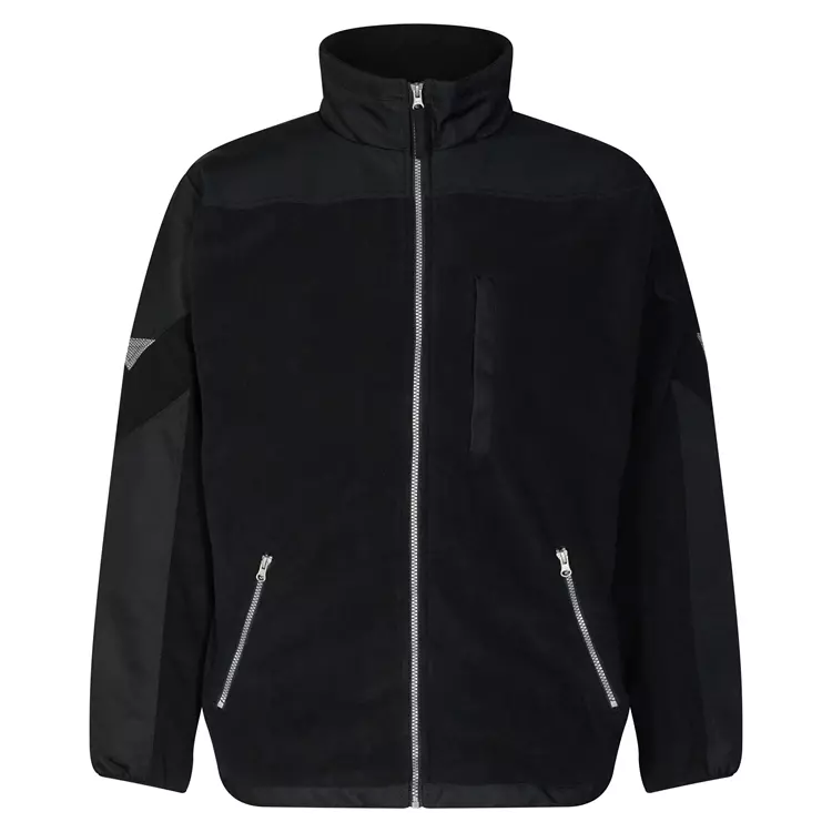 Engel Workwear Engel Fleecejacke, Schwarz, Herren – Bild 6
