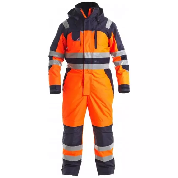 Engel Workwear Engel Thermooverall, Hi-vis Orange/Marine, Herren