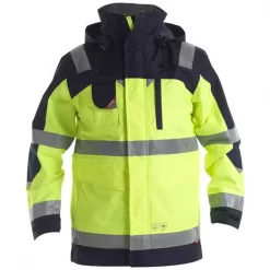 Engel Workwear Engel Shelljacke, Hi-vis Gelb/marine, Herren