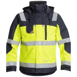 Engel Workwear Engel Shelljacke, Hi-vis Gelb/marine, Herren
