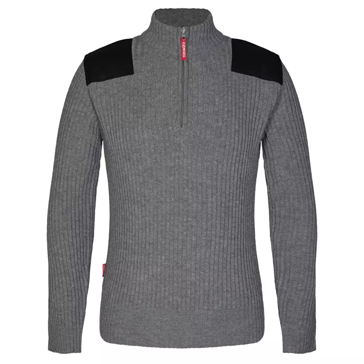 Engel Workwear Engel Combat Strickpullover, Anthrazit Melange, Herren – Bild 4