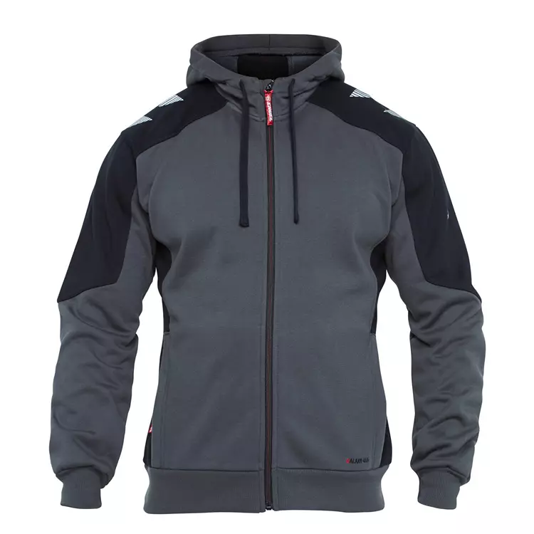 Engel Workwear Engel Galaxy Kapuzenpullover, Weiß/Anthrazitgrau, Herren, Anthrazit/schwarz – Bild 3