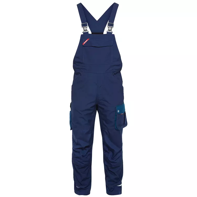 Engel Workwear Engel Galaxy Latzhose, Surfer Blue/Schwarz, Herren – Bild 7