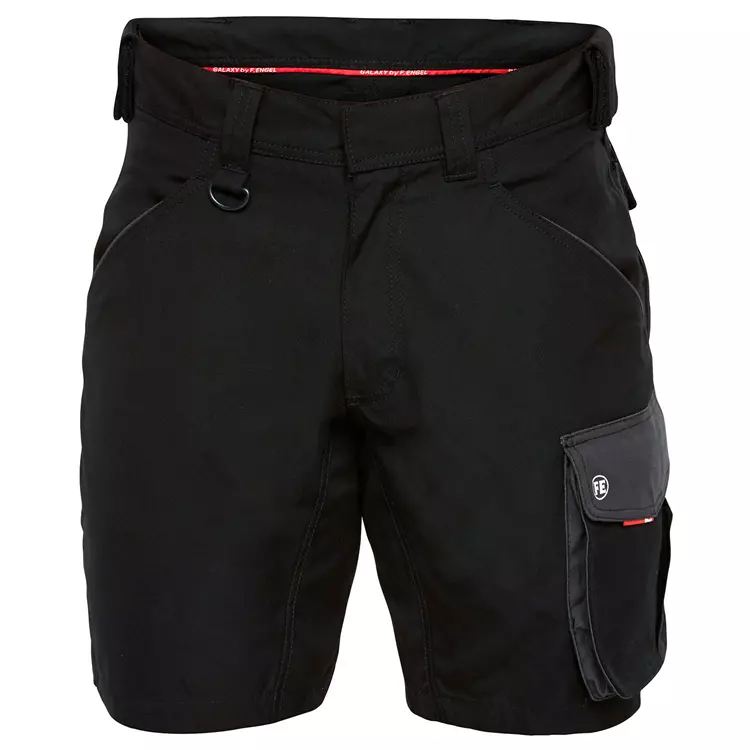 Engel Workwear Engel Galaxy Arbeitsshorts, Schwarz/Anthrazitgrau, Herren – Bild 8