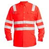 Engel Workwear Engel Arbeitshemd, Hi-Vis Rot, Herren