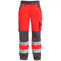 Engel Workwear Engel Arbeitshose, Rot/Grau, Herren