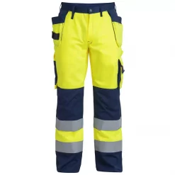 Engel Workwear Engel Handwerkerhose, Gelb/Marine, Herren